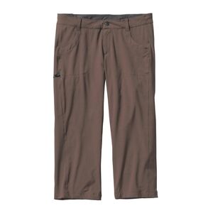Patagonia Happy Hike Capris Brown Ladies Size 6 Hiking Quick Dry Outdoors